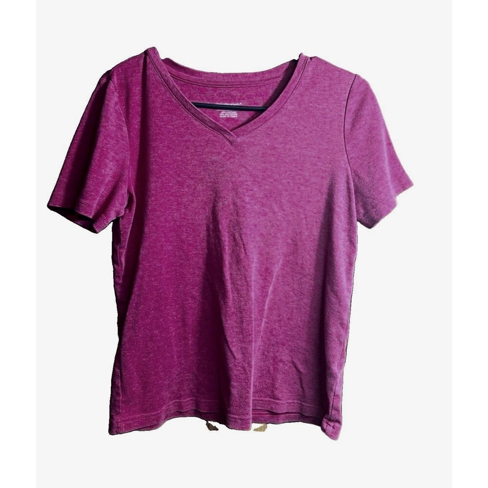 Christopher & Banks Women’s M Red V-Neck Short Sleeve Knit Tee